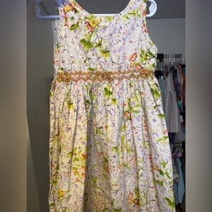 Simply Smocked Floral Spring dress 5t